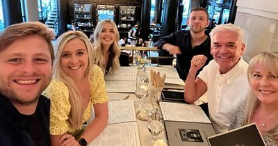 Phillip Schofield reunites with wife Steph and his daughters for a special occasion