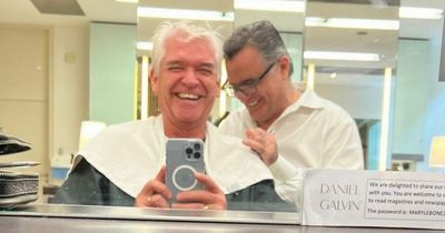 Phillip Schofield shows off new look as he's reunited with stunning wife and daughters during ITV This Morning break