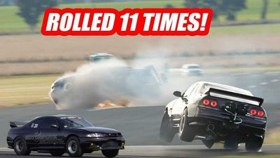 Nissan GT-R With 1,500 Horsepower Rolls Over 11 Times, Driver Lives To Tell The Story