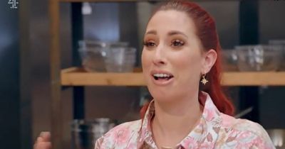 Stacey Solomon left unable to speak due to 'burning' during Channel 4's Bake Off The Professionals