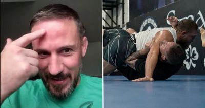 Conor McGregor's coach left with marked-up face after UFC star's return to gym