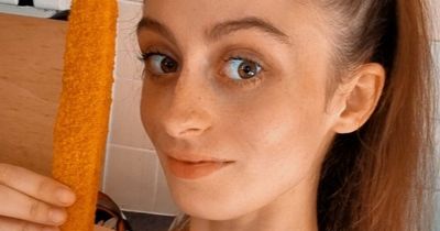 Mum astounded after finding giant nine-inch fish finger that's 'as big as her head'