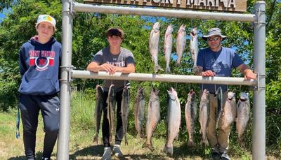 Pending Illinois record pink salmon caught out of North Point among a super slam on Lake Michigan