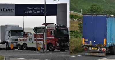 Cairnryan port raided by HM Revenue and Customs officers with two lorries seized