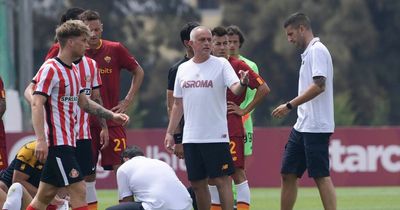 Jose Mourinho storms the pitch to try and get Sunderland player sent off during friendly