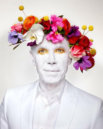 Jeff Koons painted white with flowers in his hair: Martin Schoeller’s best photograph