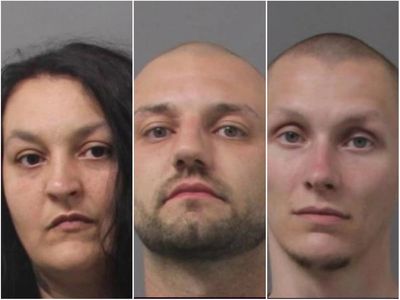 Three arrested on 115 charges each after leaving hate symbols at synagogue and church in New York state