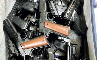 Couple held for smuggling 45 hand guns at Delhi airport: Customs