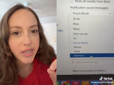 Woman discovers hysterical Slack feature that lets users change notification sound to ‘hummus’