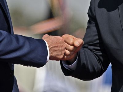Biden tries fist bumps instead of handshakes ahead of Saudi crown prince meeting
