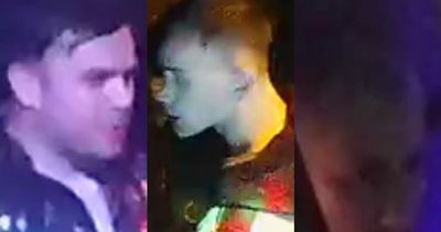 Police searching for these three men after assault on Christmas Day 2021
