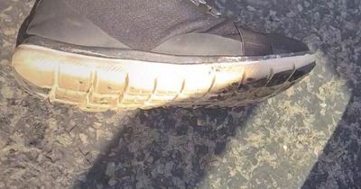 Roads in the UK are so hot right now that people's shoes are sticking to them