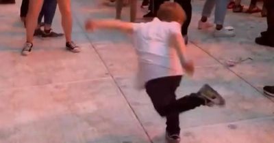Ed Sheeran upstaged at own concert by boy 'having a ball'