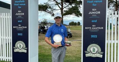 Perthshire golfer Connor Graham is the Junior Open champion 2022