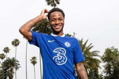 In pictures: First look at Raheem Sterling as Chelsea player as he arrives for USA pre-season tour