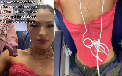 TikTok star ‘slut shamed’ for outfit on flight