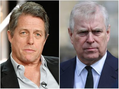 ‘I’ve heard nowt’: Hugh Grant responds to claim he’s ‘on shortlist’ to play Prince Andrew in new film
