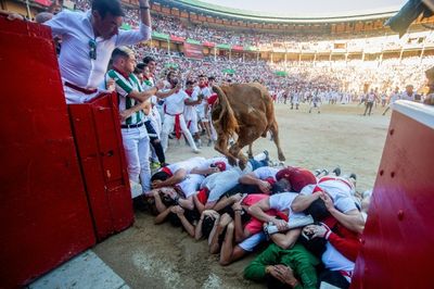 Spain's Fermin bull run fiesta ends with five gored