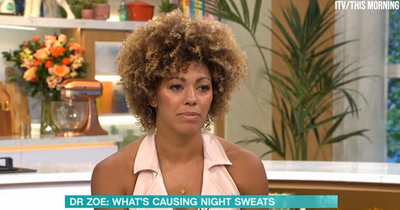 This Morning's Dr Zoe sends health warning to people with night sweats