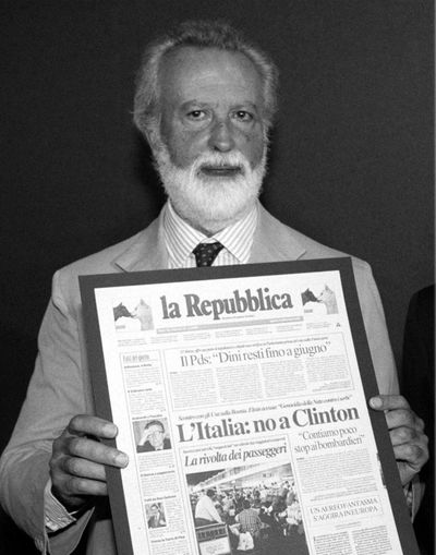 Eugenio Scalfari, revolutionized Italy's journalism, dies