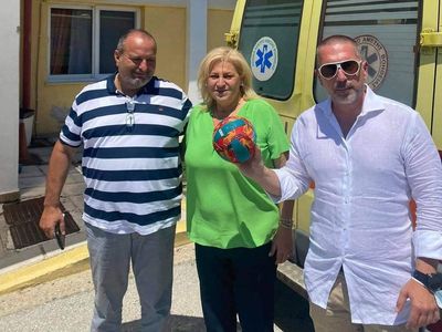 Holidaymaker swept out to sea in Greece survives for 18 hours by clinging onto kids’ beach ball