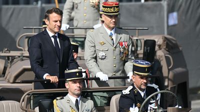 France's Macron urges armed forces to get behind national service