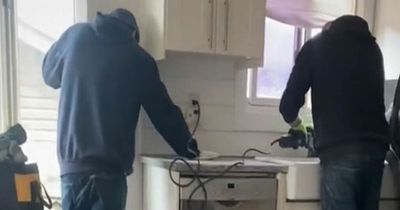 Builders arrive at 'wrong house' and renovate kitchen after owner leaves door unlocked