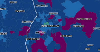 Map shows 15 Covid hotspots in Nottinghamshire amid concern over 'Centaurus' strain