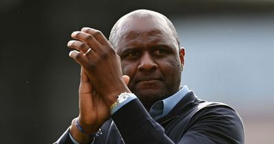 Patrick Vieira makes 'serious' Liverpool claim and hints at Crystal Palace team for friendly