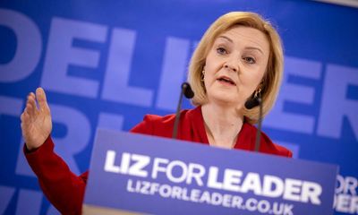 Truss perplexes her fellow MPs with robotic pitch for Tory leader role, upstaging the Maybot