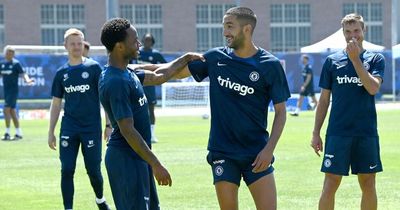 What Hakim Ziyech yelled at Raheem Sterling in training as Chelsea marquee star is delivered