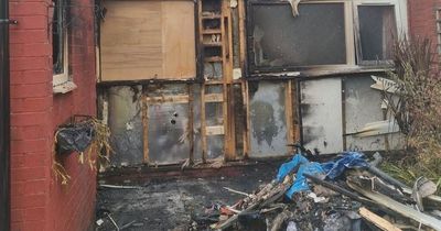Family-of-10 devastated after fire destroys new home just hours before moving in