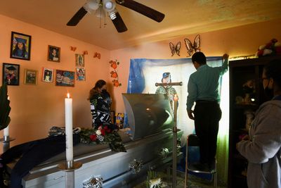 Mexican families hold funerals for migrants who died in Texas trailer tragedy