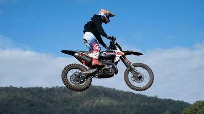 Jack Miller Competes In Battle In The Bush MX During MotoGP Break