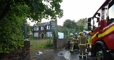 Firefighters force entry as blaze rips through old nursing home