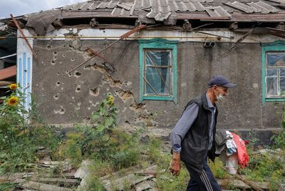 Russian-held Popasna in Ukraine is a ghost town after end of siege