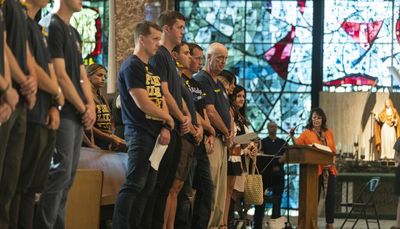 ‘Pray for a miracle’: Hundreds gather at St. Rita of Cascia to support Chicago cop who was shot, paralyzed trying to break up bar fight