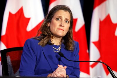 Canada's Freeland says Russian technocrats also responsible for 'war crimes' - official