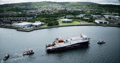 Ferguson's first CalMac ferry sets sail to dry-docking