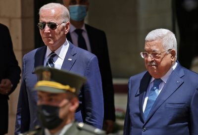 Biden meets Palestinian leader ahead of Saudi visit