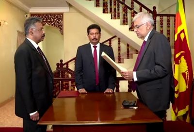 PM Ranil Wickremesinghe sworn in as Sri Lanka’s interim president