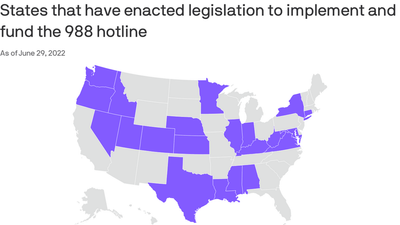 Ready or not, 988 mental health hotline prepares for launch