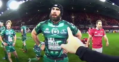 'Look at me when I'm talking to you!' Welsh ref's tense confrontation with player watched by six million people in 24 hours