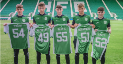 Hibs hand five promising young stars first pro deals as Steve Kean lays down challenge