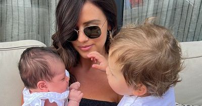 Lucy Mecklenburgh reveals she's returning to exercise six weeks after daughter's birth