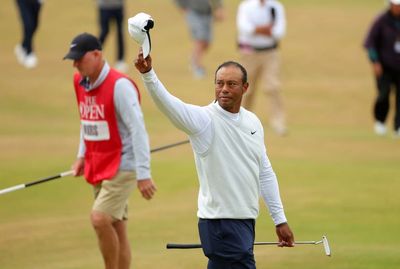 Tiger Woods set to miss The Open cut for just fourth time in career