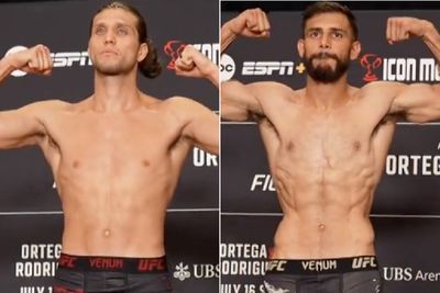 UFC on ABC 3 weigh-in video: Brian Ortega, Yair Rodriguez hit mark for main event