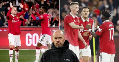 Erik ten Hag's two Man Utd XIs and how they've compared in pre-season fixtures