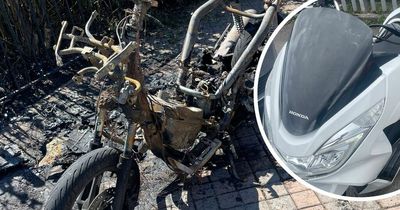 Stolen motorbike found burnt to a crisp in Horfield