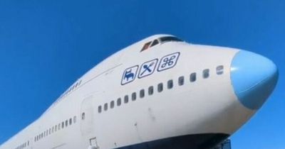 Converted Boeing 747 plane lets guests sleep in the cockpit and eat on the roof